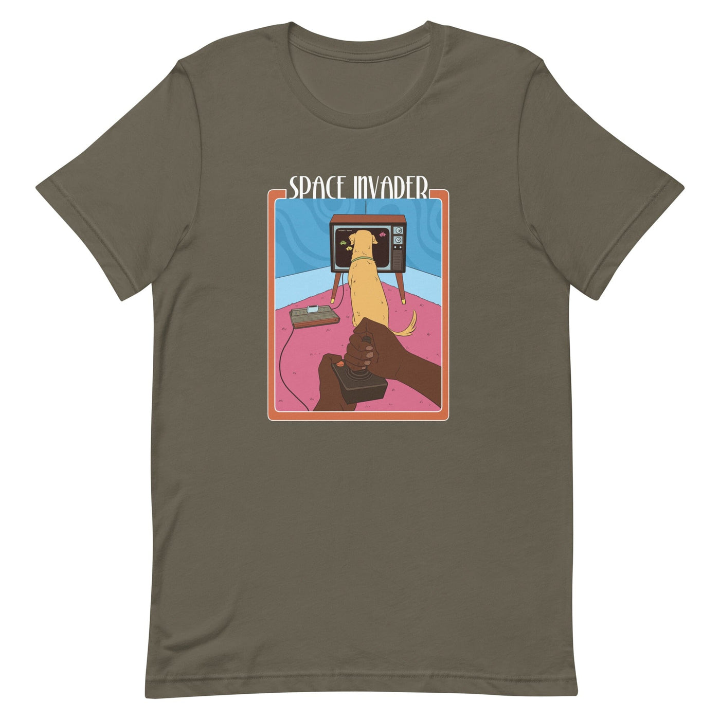 Space Invader | Unisex t-shirt | Retro Gaming Threads & Thistles Inventory Army S 