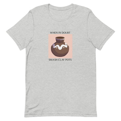 Smash Clay Pots | Short-Sleeve Unisex T-Shirt | The Legend of Zelda Threads and Thistles Inventory Athletic Heather S 