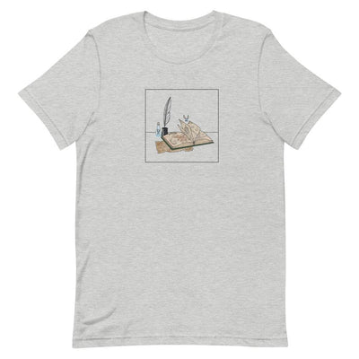 The Guide | Short-Sleeve Unisex T-Shirt | The Legend of Zelda Threads and Thistles Inventory Athletic Heather S 