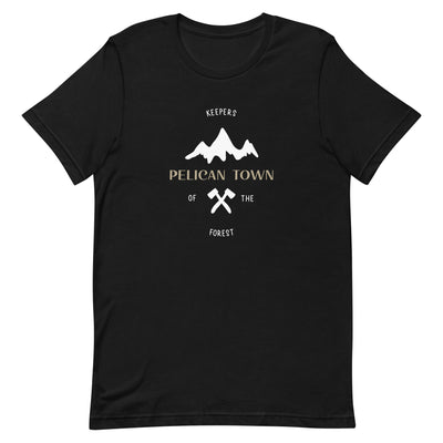 Pelican Town | Unisex t-shirt | Stardew Valley Threads and Thistles Inventory Black XS 