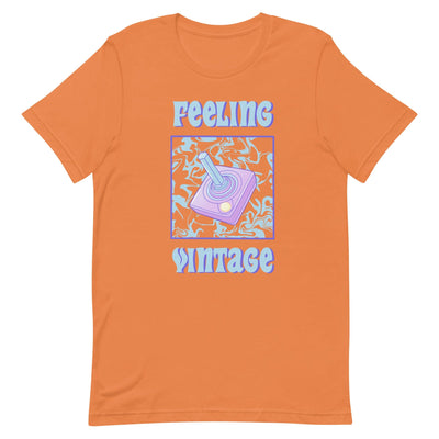 Feeling Vintage | Unisex t-shirt | Retro Gaming Threads & Thistles Inventory Burnt Orange XS 