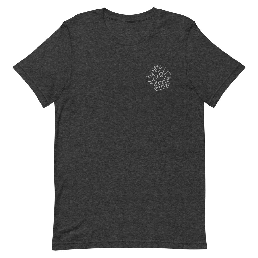 Jinx Monkey | Short-sleeve unisex t-shirt | League of Legends Threads and Thistles Inventory Dark Grey Heather XS 