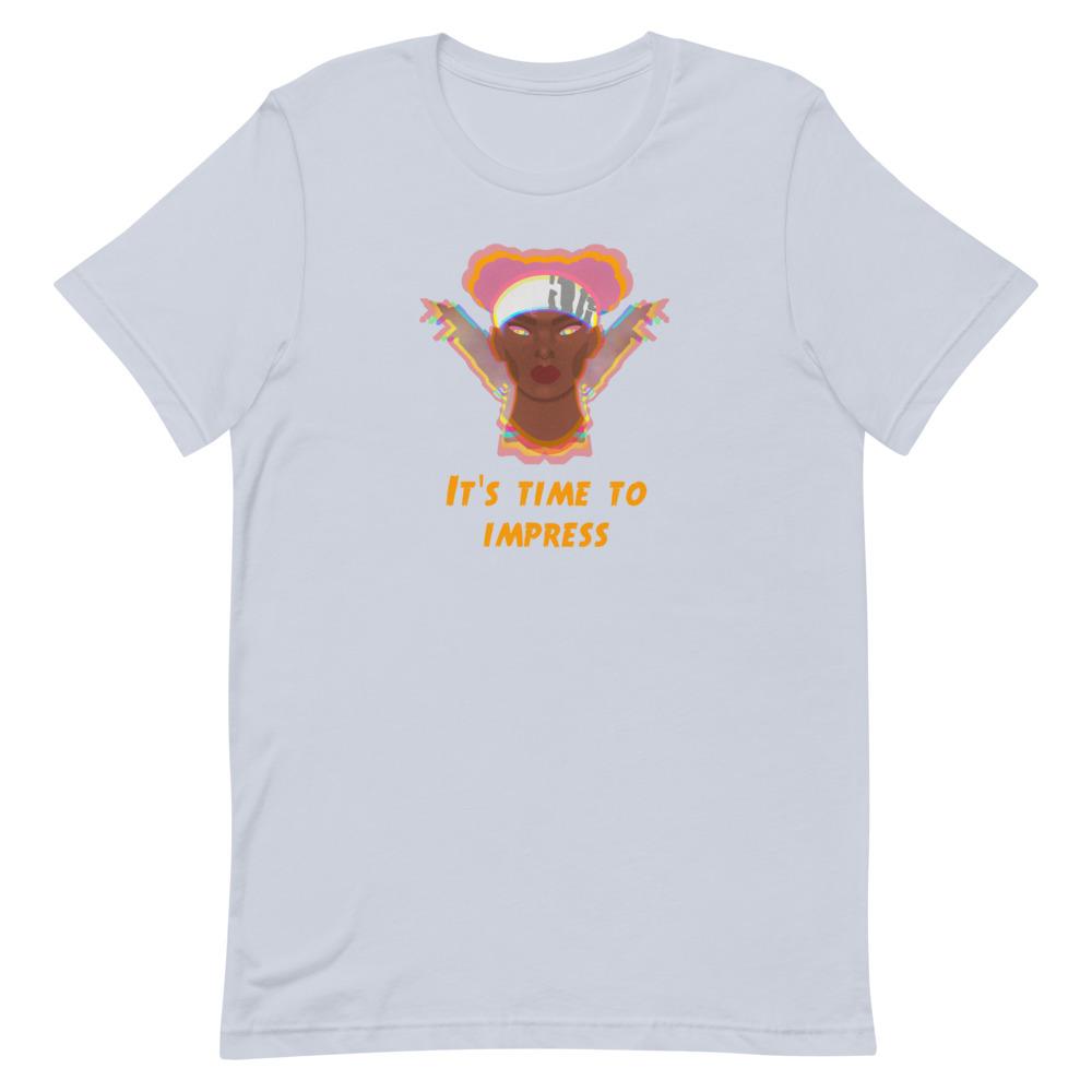 Time to Impress | Short-Sleeve Unisex T-Shirt | Apex Legends Threads and Thistles Inventory Light Blue XS 