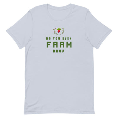Do You Even Farm, Bro? | Short-sleeve unisex t-shirt | Feminist Gamer Threads and Thistles Inventory Light Blue XS 