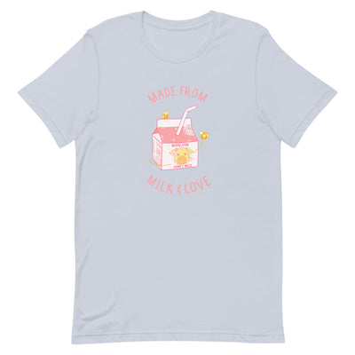 Milk and Love | Unisex t-shirt | Minecraft Threads and Thistles Inventory Light Blue XS 