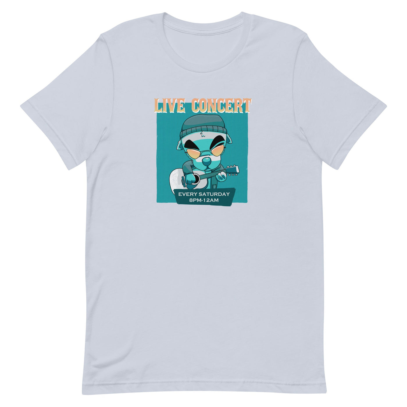 Live Concert | Short-Sleeve Unisex T-Shirt | Animal Crossing Threads and Thistles Inventory Light Blue S 