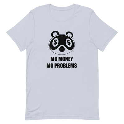 Mo Money Mo Problems | Unisex t-shirt | Animal Crossing Threads and Thistles Inventory Light Blue XS 