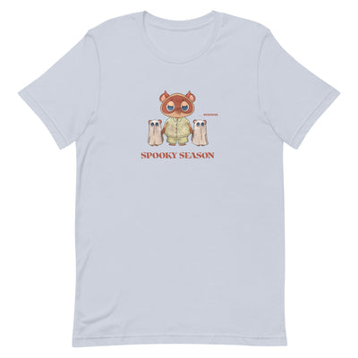 Spooky Season | Unisex t-shirt | Animal Crossing Fall Cozy Gamer Threads & Thistles Inventory Light Blue XS 