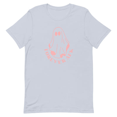 Forever AFK| Fall Unisex t-shirt Threads & Thistles Inventory Light Blue XS 