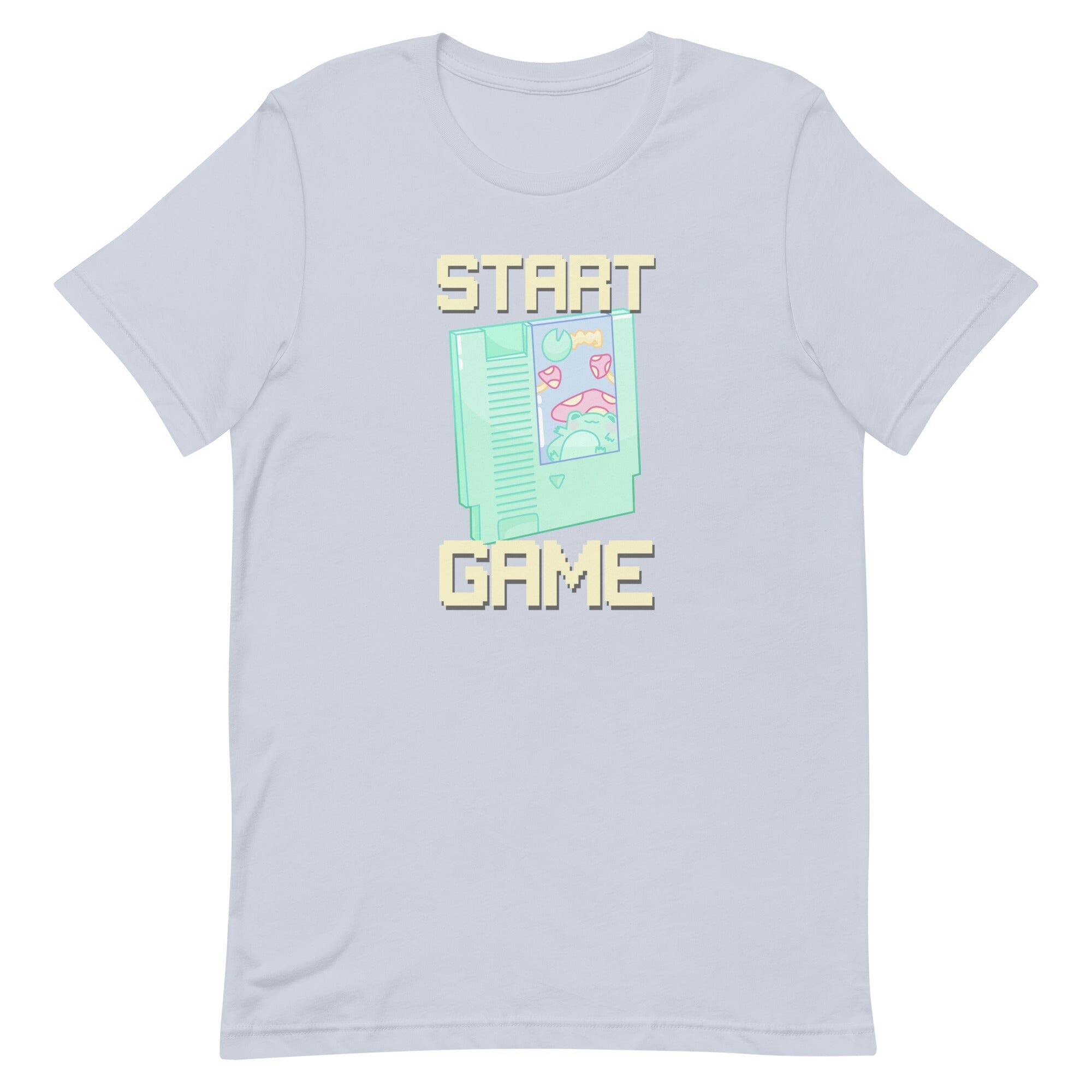 Start Game NES | Unisex t-shirt | Retro Gaming Threads & Thistles Inventory Light Blue XS 