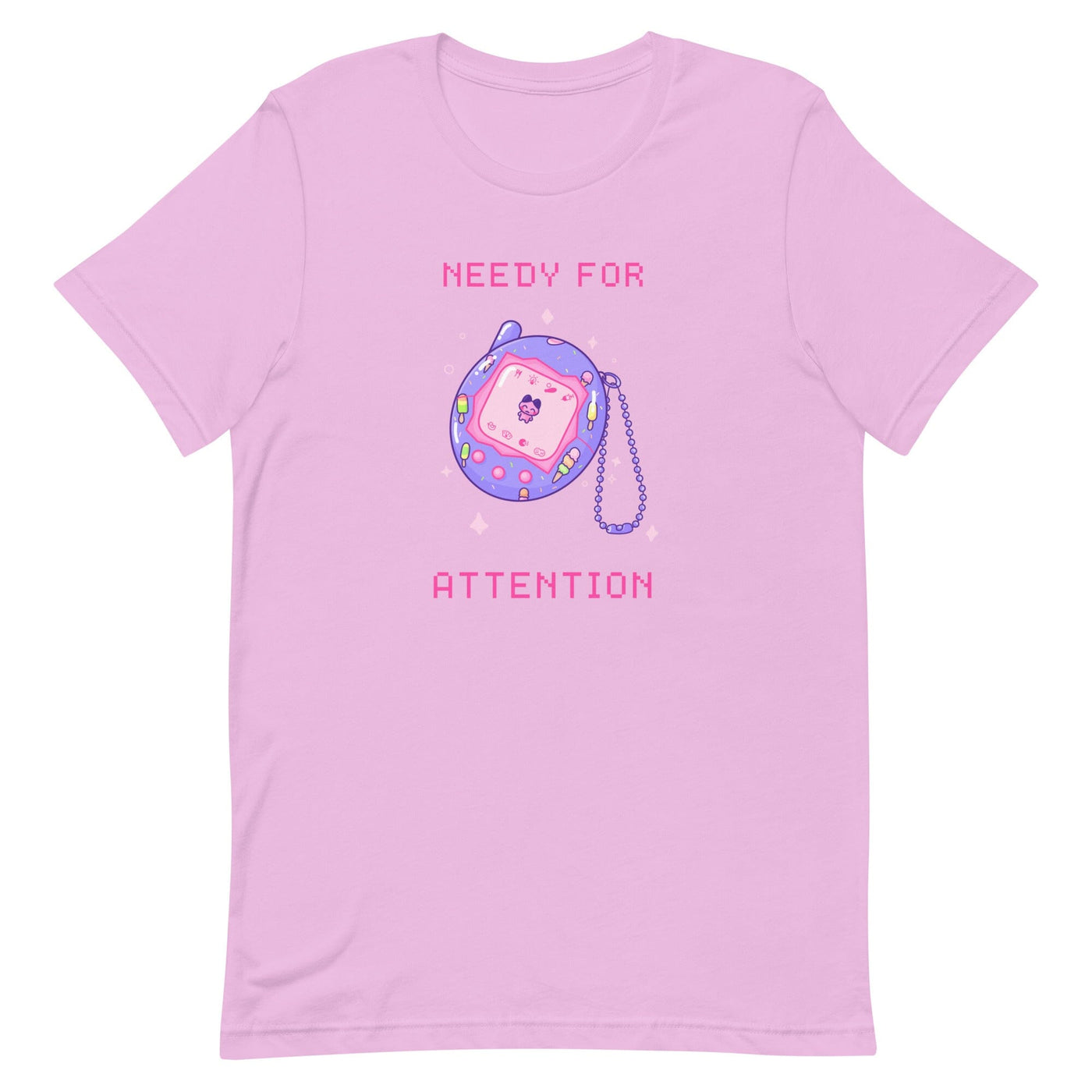 Needy for Atention | Unisex t-shirt | Retro Gaming Threads & Thistles Inventory Lilac S 