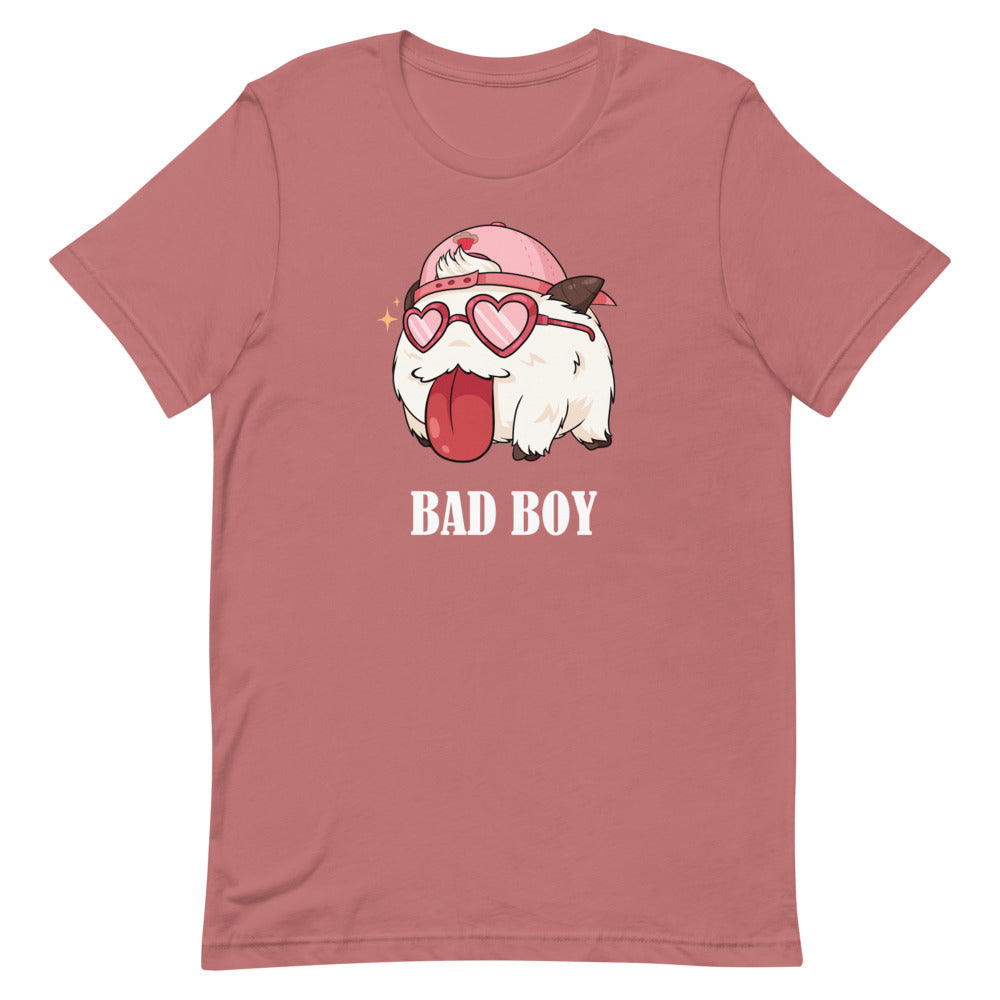 Bad Boy | Short-sleeve unisex t-shirt | League of Legends Threads and Thistles Inventory Mauve S 