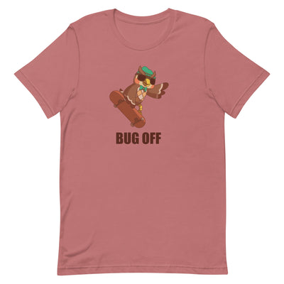 Bug Off | Unisex t-shirt | Animal Crossing Threads and Thistles Inventory Mauve S 
