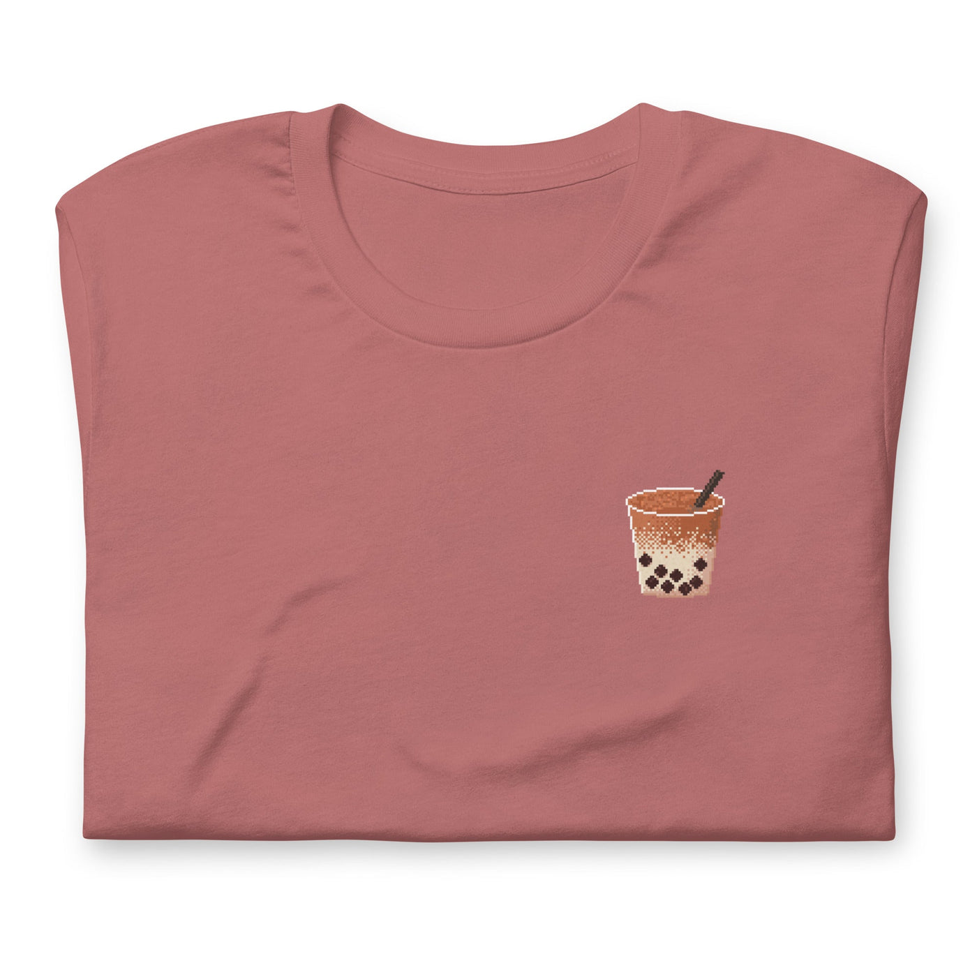 Pixel Boba | Unisex t-shirt | Cozy Gamer Threads and Thistles Inventory Mauve S 