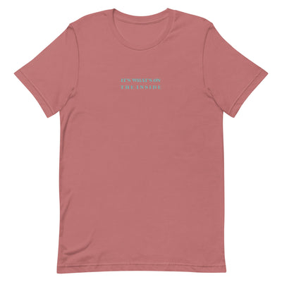 On The Inside | Front & Back Unisex T-Shirt T-Shirt Threads and Thistles Inventory Mauve S 
