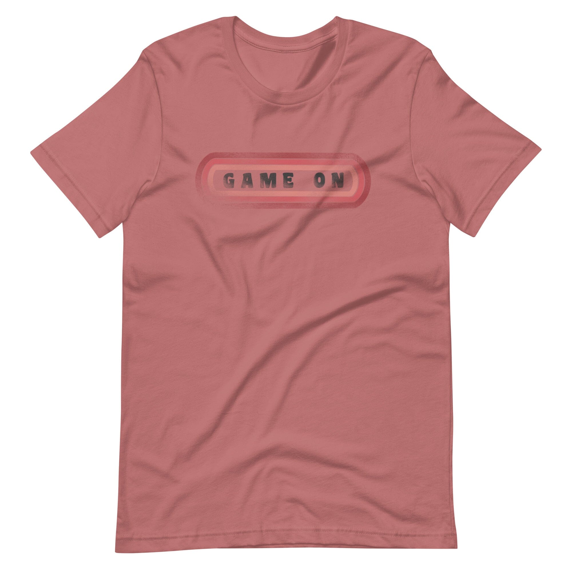 Game On | Unisex t-shirt Retro Gaming Threads & Thistles Inventory Mauve S 
