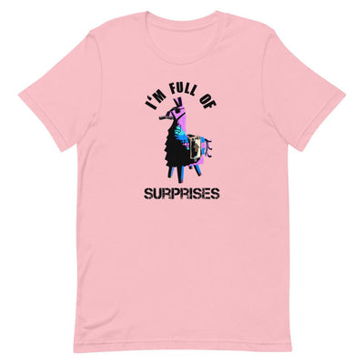 Full of Surprises | Short-Sleeve Unisex T-Shirt | Fortnite Threads and Thistles Inventory Pink S 