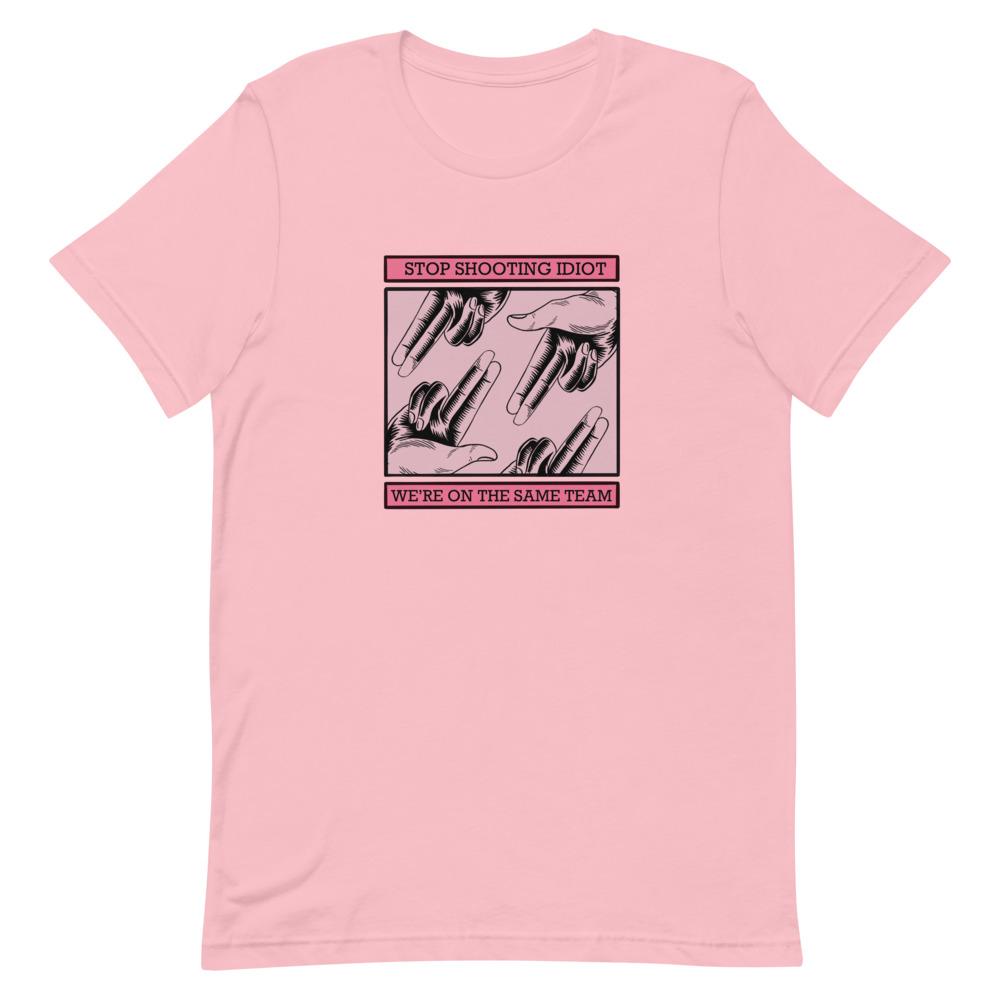 Same Team | Short-Sleeve Unisex T-Shirt | FPS/TPS Threads and Thistles Inventory Pink S 