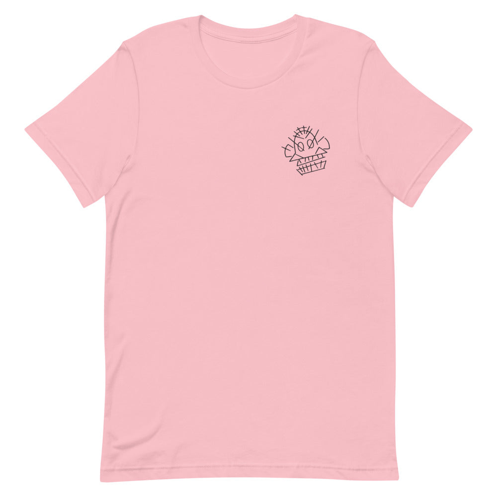 Jinx Monkey | Short-sleeve unisex t-shirt | League of Legends Threads and Thistles Inventory Pink S 