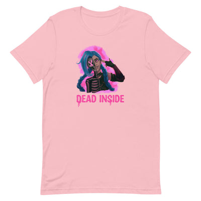 Dead Inside | Short-sleeve unisex t-shirt | League of Legends Threads and Thistles Inventory Pink S 