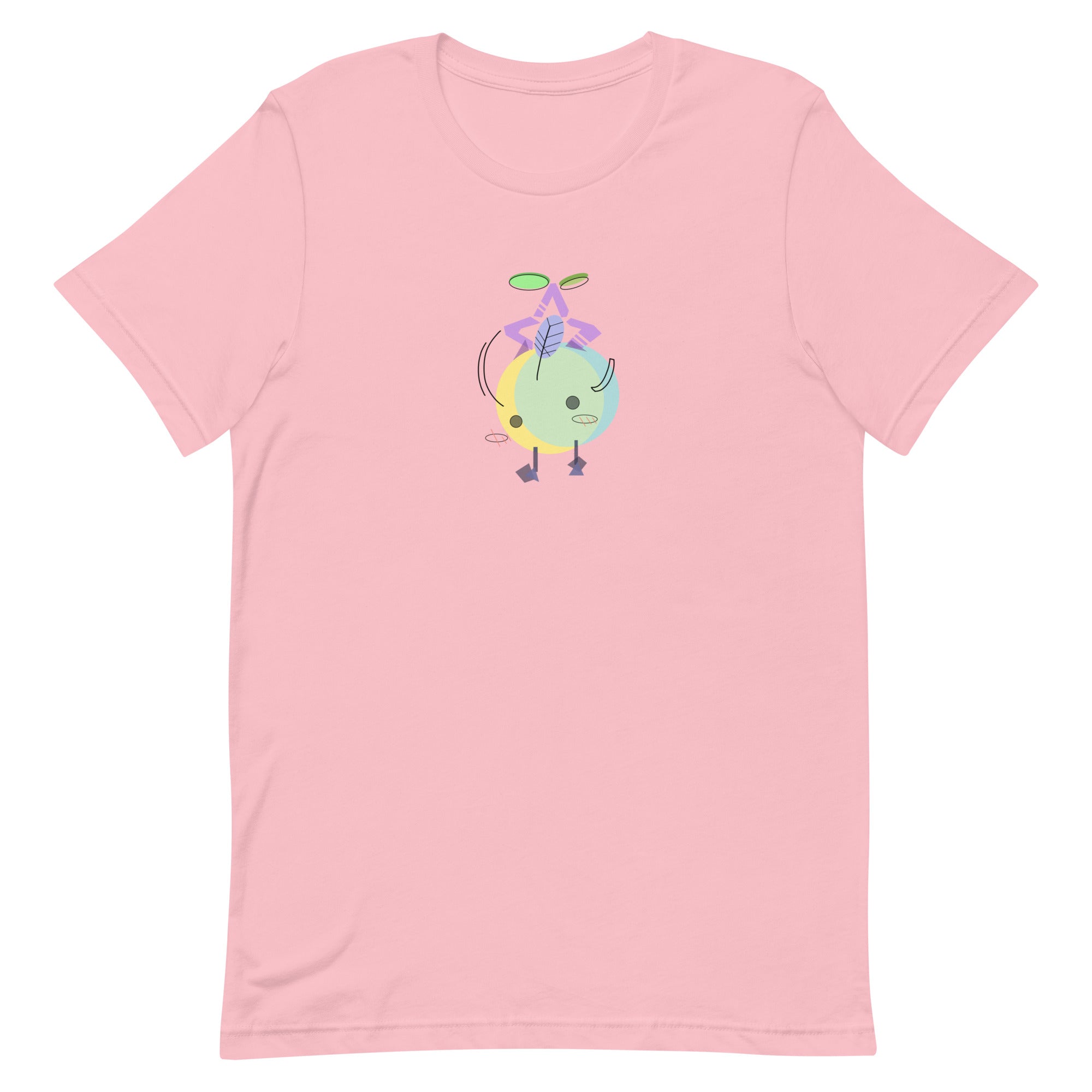 Picasso Junimo | Short-Sleeve Unisex T-Shirt | Stardew Valley Threads and Thistles Inventory Pink S 