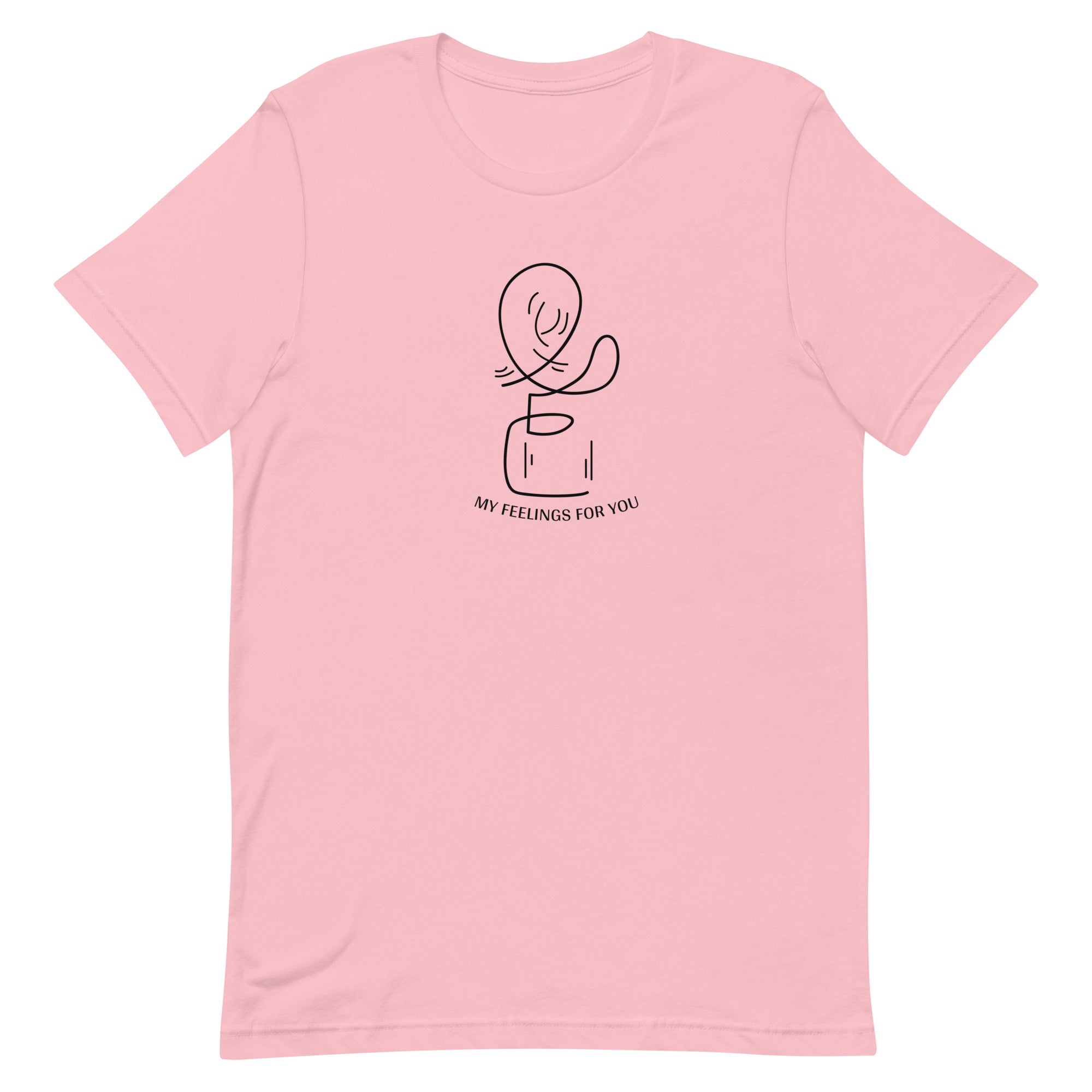 Leah's Feelings | Short-Sleeve Unisex T-Shirt | Stardew Valley Threads and Thistles Inventory Pink S 