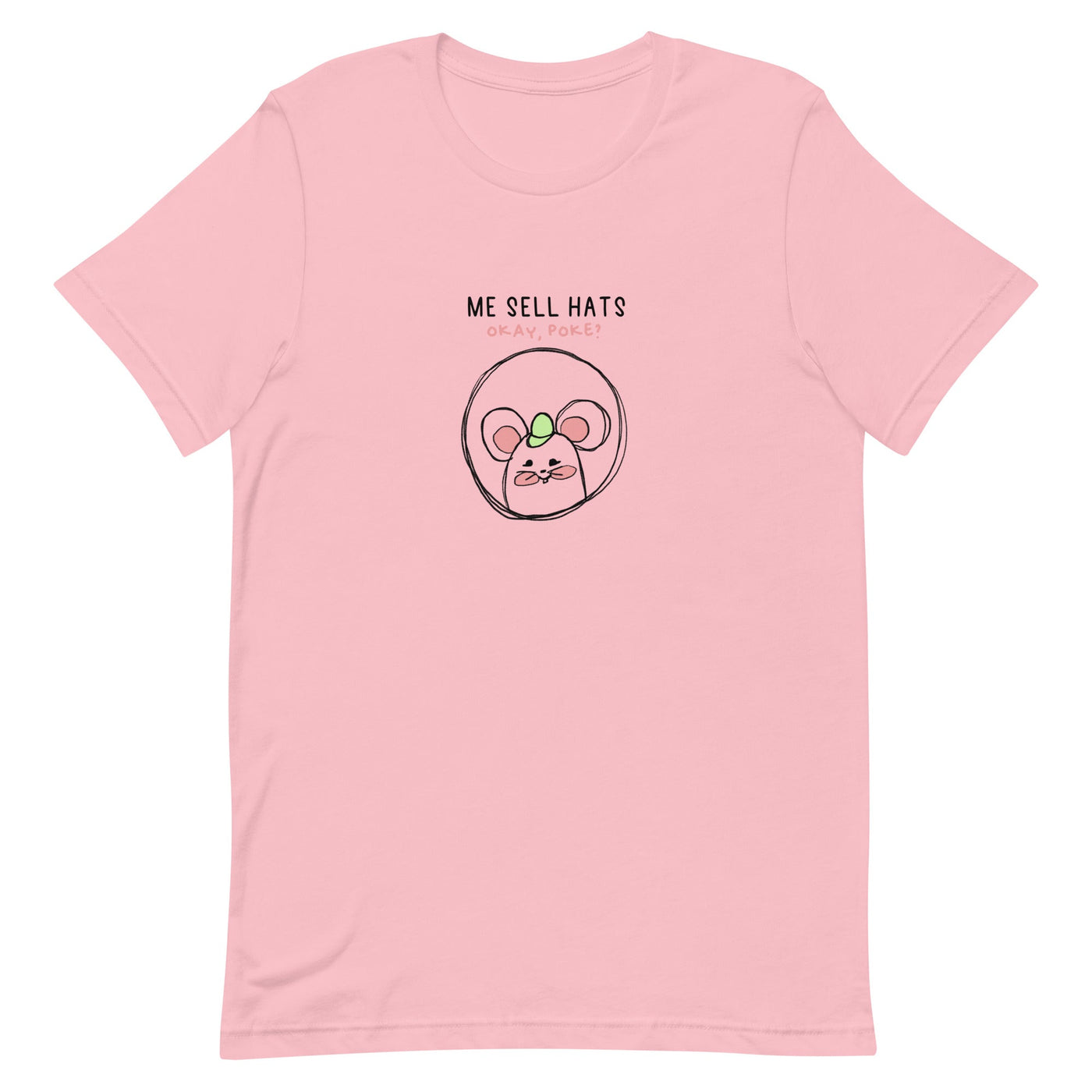 Me Sell Hats | Unisex t-shirt | Stardew Valley Threads and Thistles Inventory Pink S 