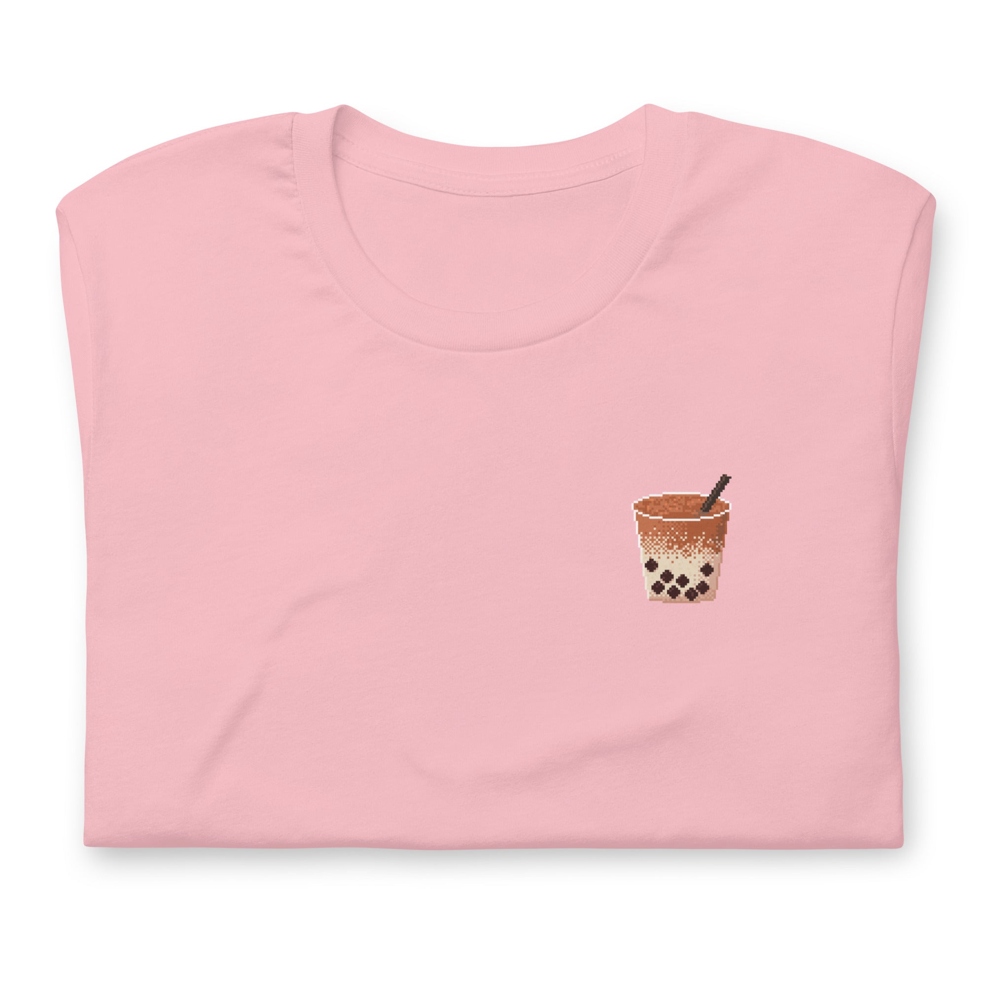 Pixel Boba | Unisex t-shirt | Cozy Gamer Threads and Thistles Inventory Pink S 