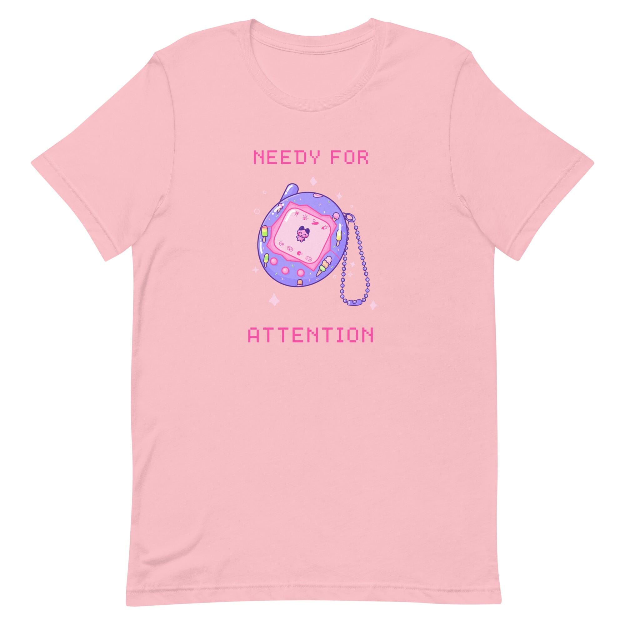 Needy for Atention | Unisex t-shirt | Retro Gaming Threads & Thistles Inventory Pink S 