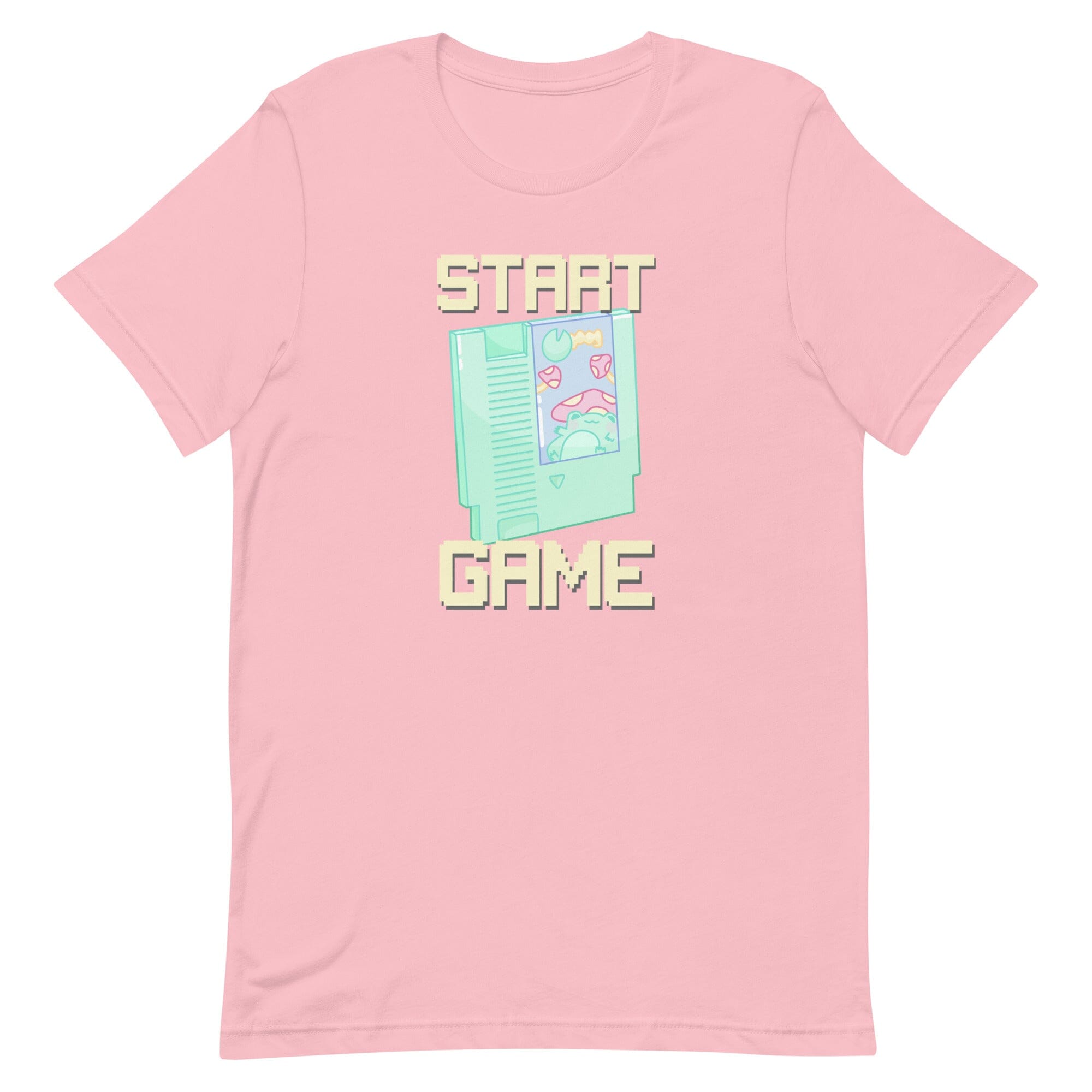 Start Game NES | Unisex t-shirt | Retro Gaming Threads & Thistles Inventory Pink S 