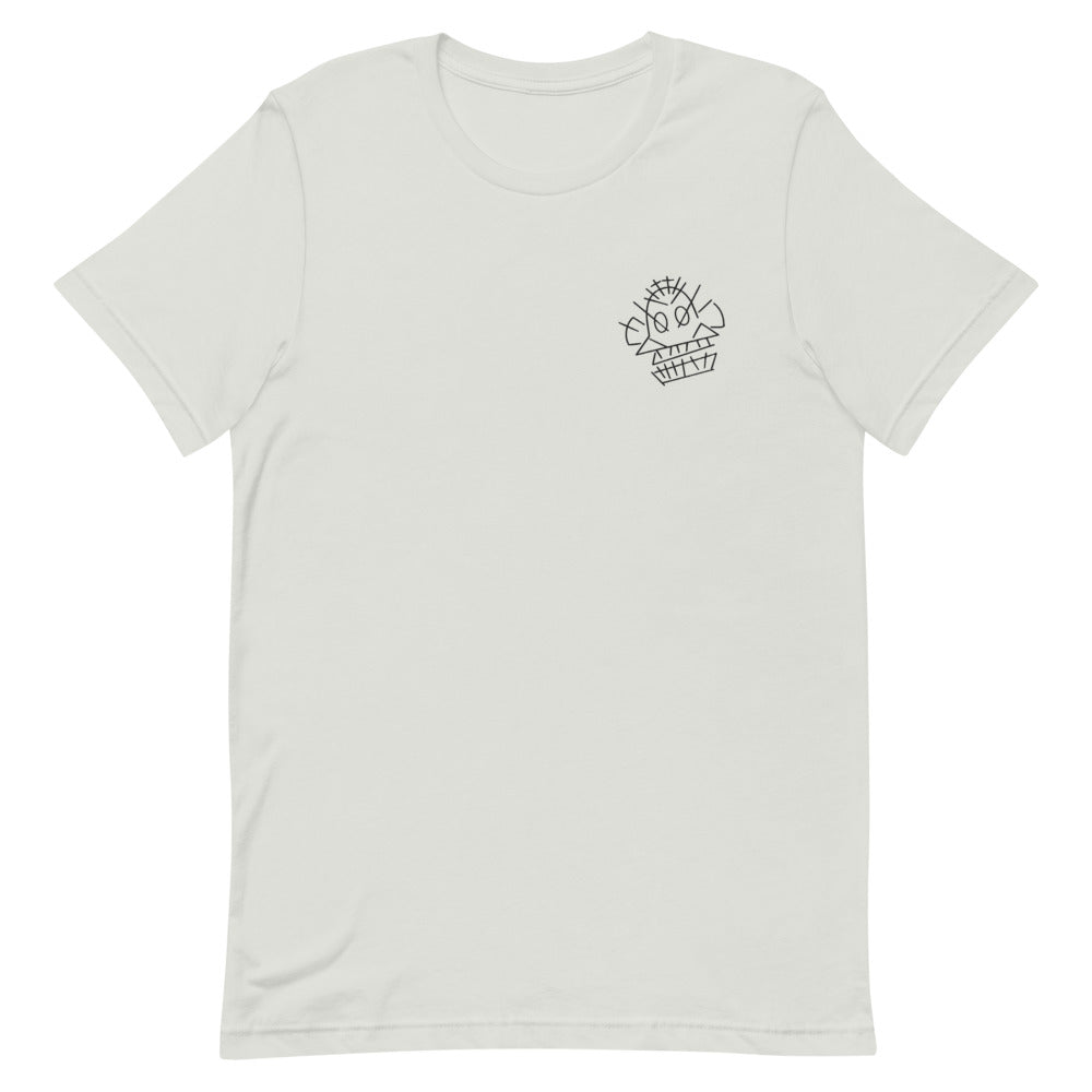 Jinx Monkey | Short-sleeve unisex t-shirt | League of Legends Threads and Thistles Inventory Silver S 