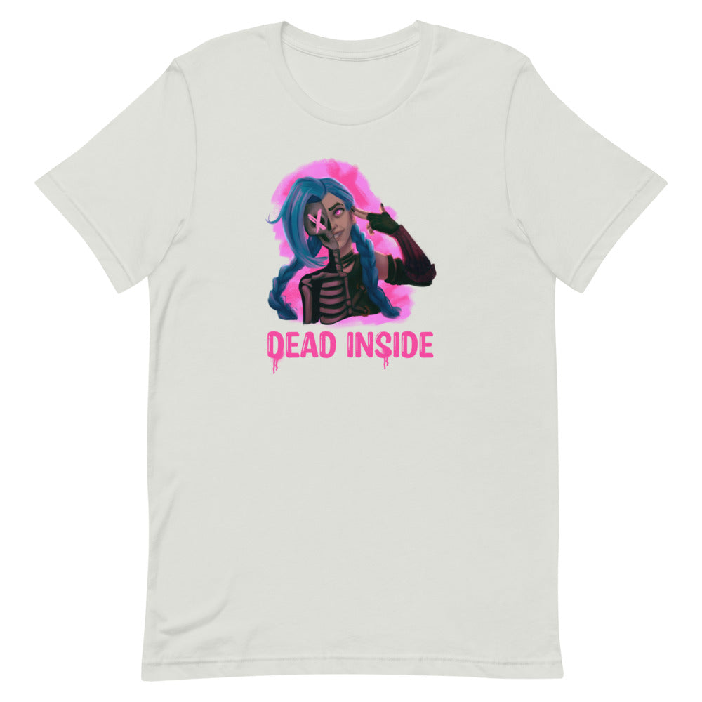Dead Inside | Short-sleeve unisex t-shirt | League of Legends Threads and Thistles Inventory Silver S 