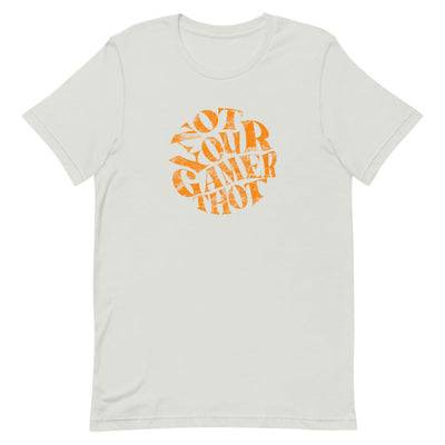 Not Your Gamer Thot | Short-sleeve unisex t-shirt | Feminist Gamer Threads and Thistles Inventory Silver S 