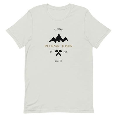 Pelican Town | Unisex t-shirt | Stardew Valley Threads and Thistles Inventory Silver S 