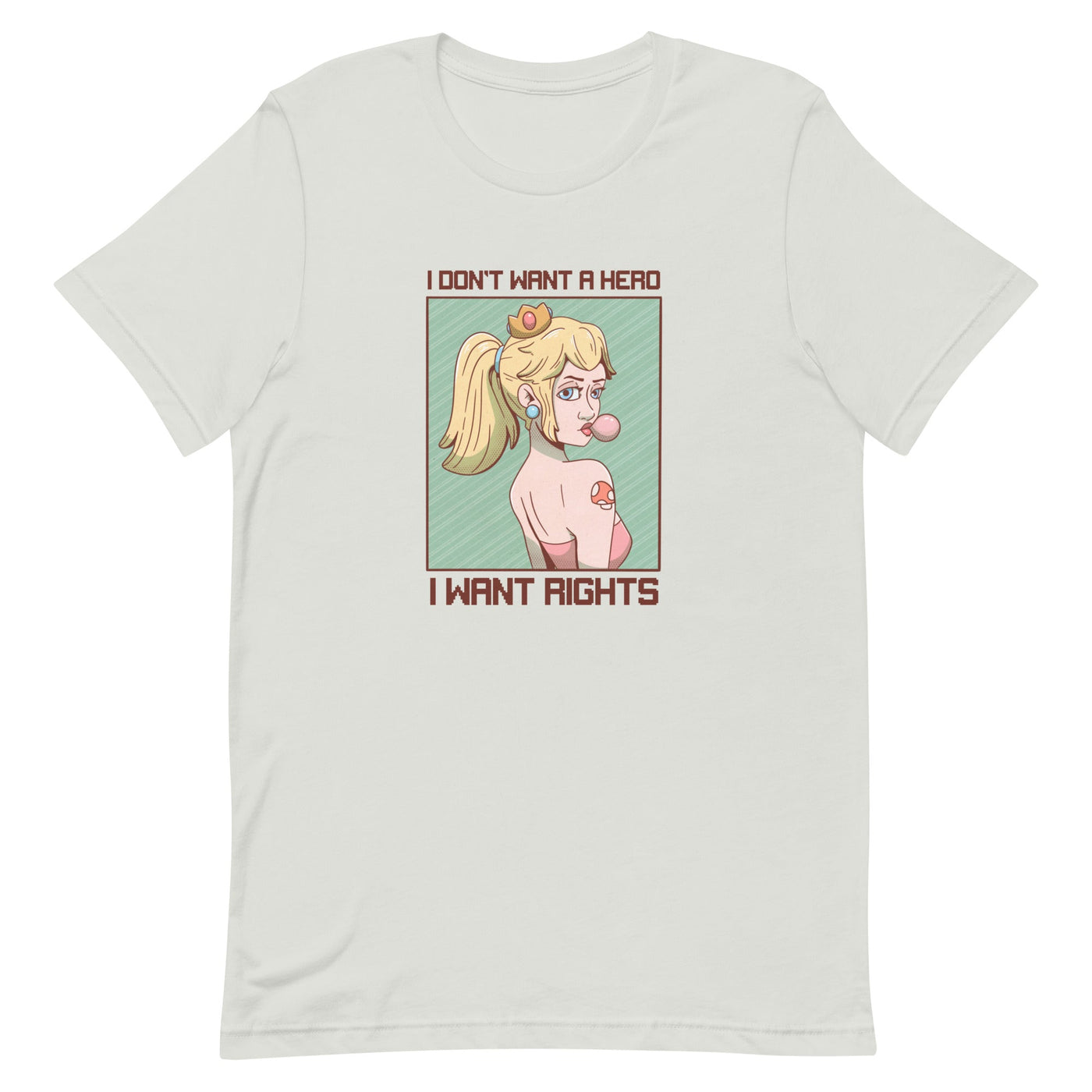 I Want Rights | Unisex t-shirt | Feminist Gamer Threads and Thistles Inventory Silver S 