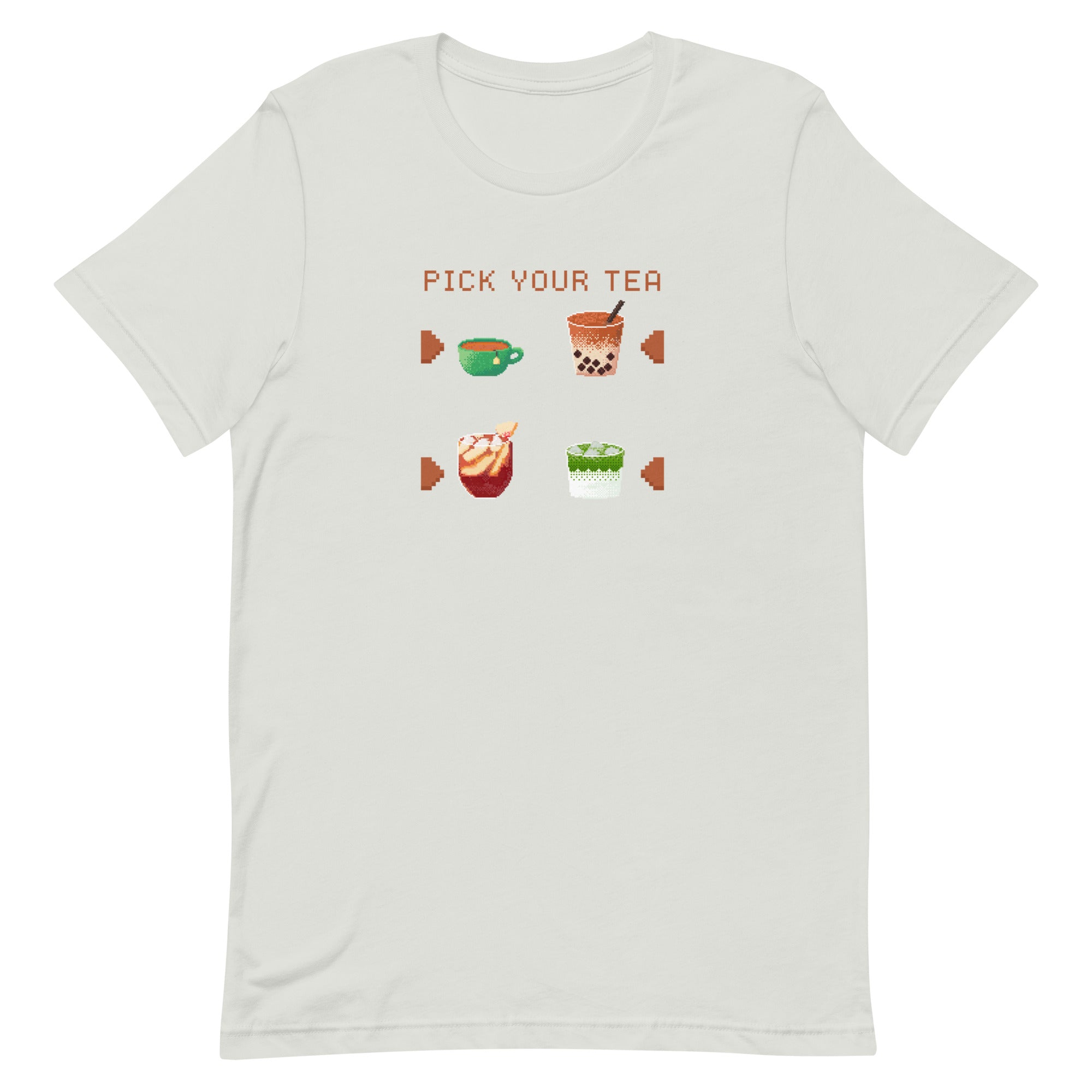 Pick Your Tea | Unisex t-shirt | Cozy Gamer Threads & Thistles Inventory Silver S 