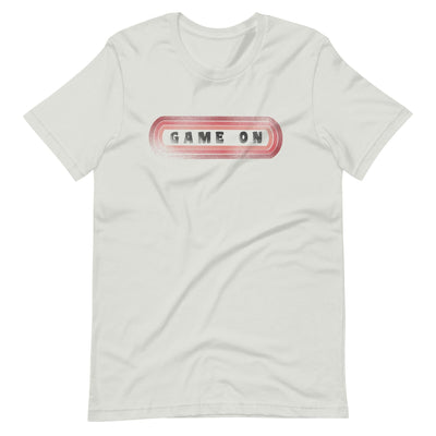 Game On | Unisex t-shirt Retro Gaming Threads & Thistles Inventory Silver S 