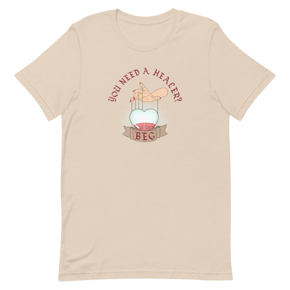 Beg | Short-Sleeve Unisex T-Shirt | FPS/TPS Threads and Thistles Inventory Soft Cream S 