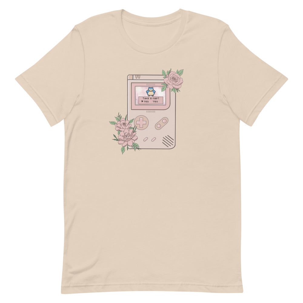 Take a Nap? | Short-Sleeve Unisex T-Shirt | Pokemon Threads and Thistles Inventory Soft Cream XS 