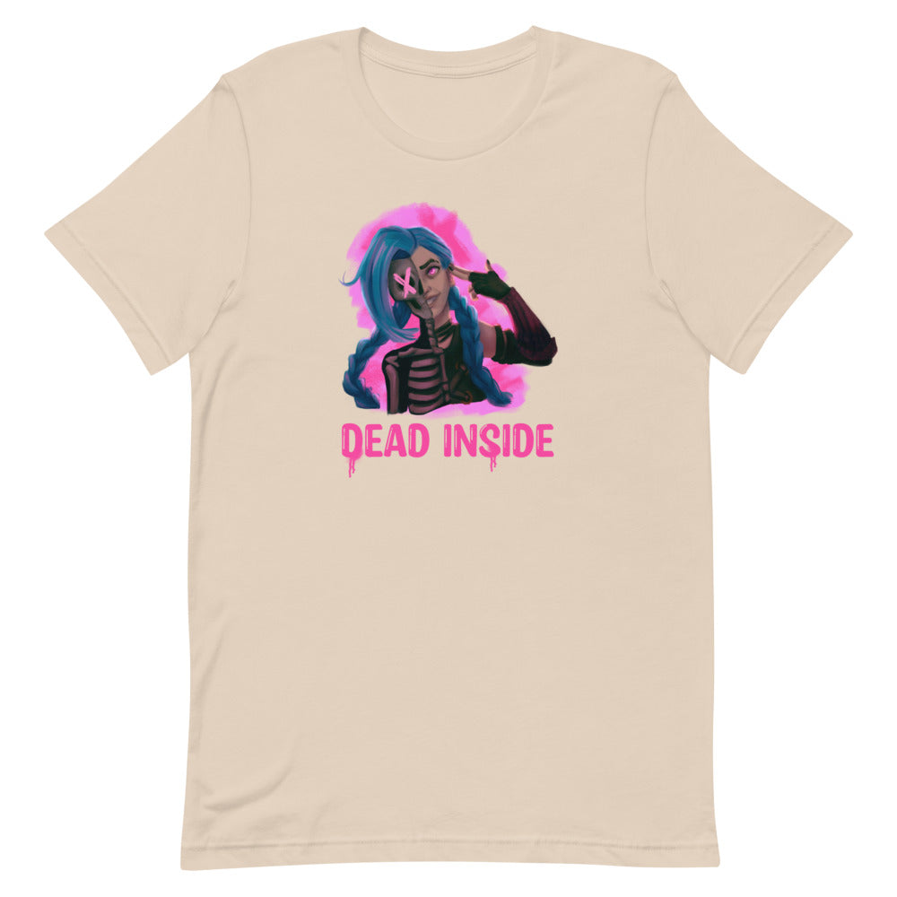 Dead Inside | Short-sleeve unisex t-shirt | League of Legends Threads and Thistles Inventory Soft Cream XS 