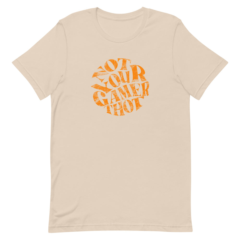 Not Your Gamer Thot | Short-sleeve unisex t-shirt | Feminist Gamer Threads and Thistles Inventory Soft Cream XS 