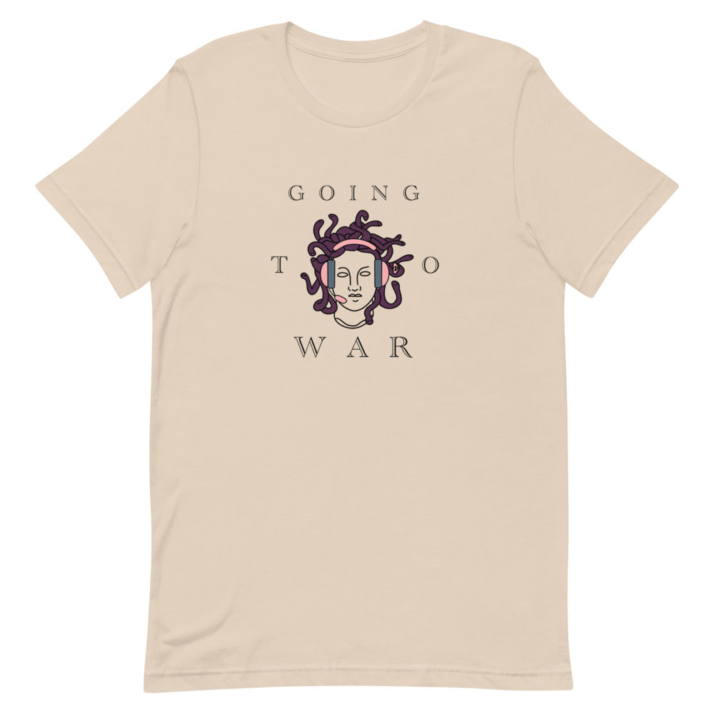 Going to War | Short-sleeve Unisex T-Shirt | Feminist Gamer Threads and Thistles Inventory Soft Cream XS 