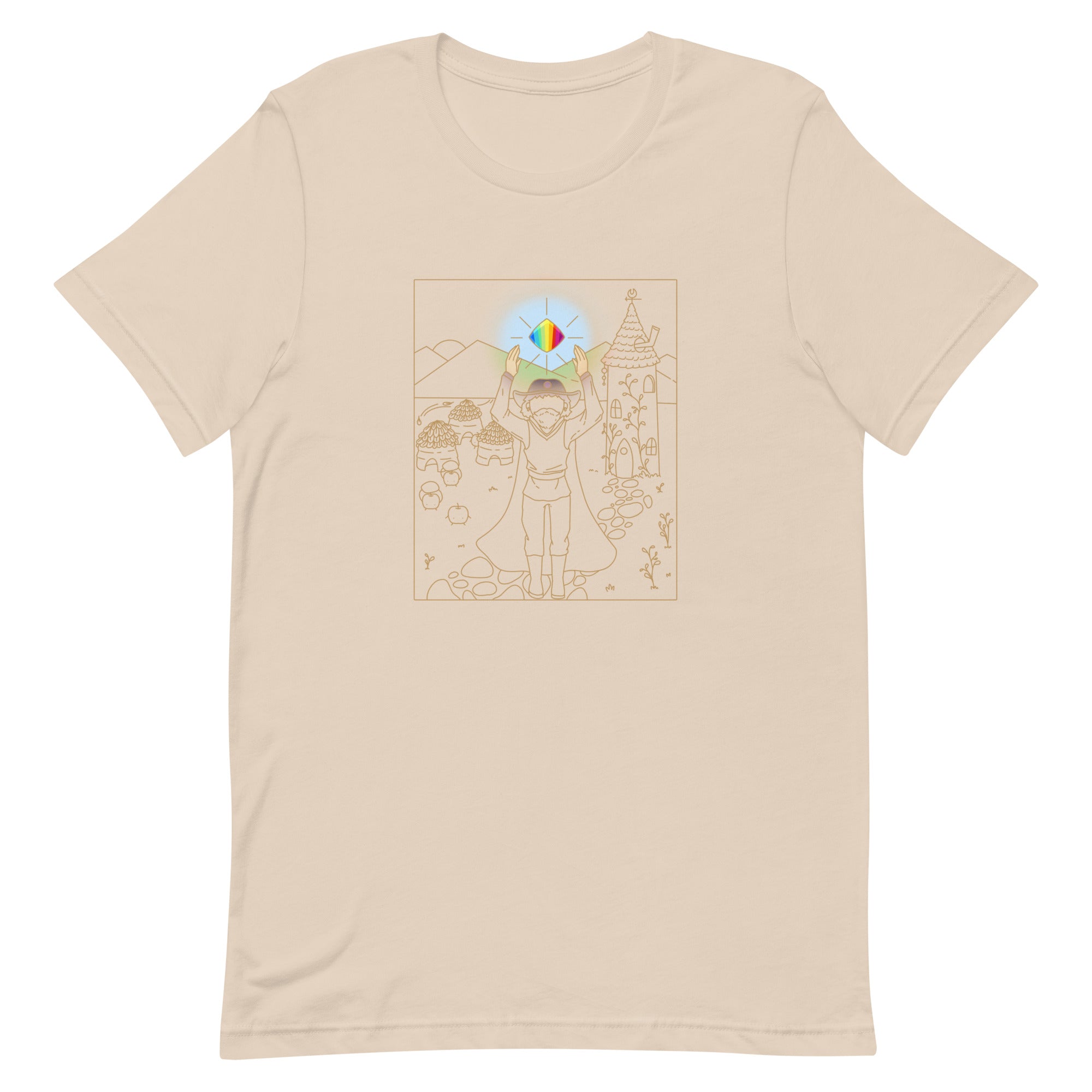 Wizard Taro Card | Unisex t-shirt | Stardew Valley Threads and Thistles Inventory Soft Cream XS 