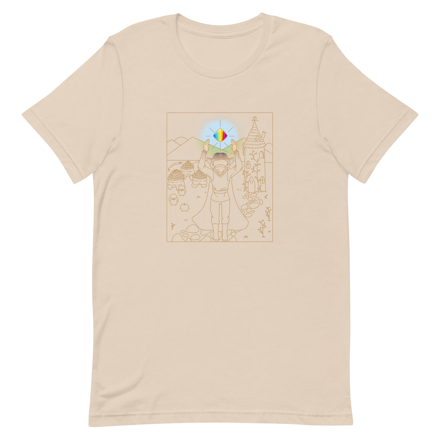Wizard Taro Card | Unisex t-shirt | Stardew Valley Threads and Thistles Inventory Soft Cream XS 