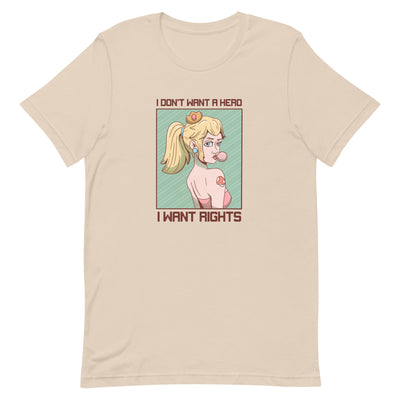 I Want Rights | Unisex t-shirt | Feminist Gamer Threads and Thistles Inventory Soft Cream XS 
