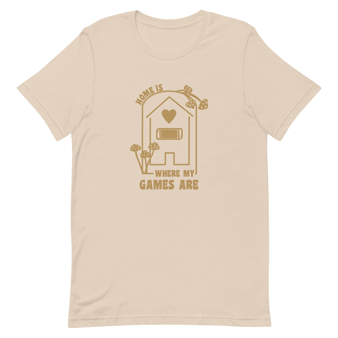 Where my Games Are | Unisex t-shirt | Cozy Gamer Threads and Thistles Inventory Soft Cream XS 