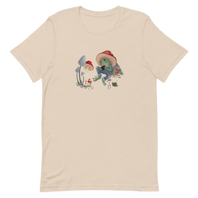 Cottagecore Frog | Unisex t-shirt | Cozy Gamer Threads and Thistles Inventory Soft Cream XS 