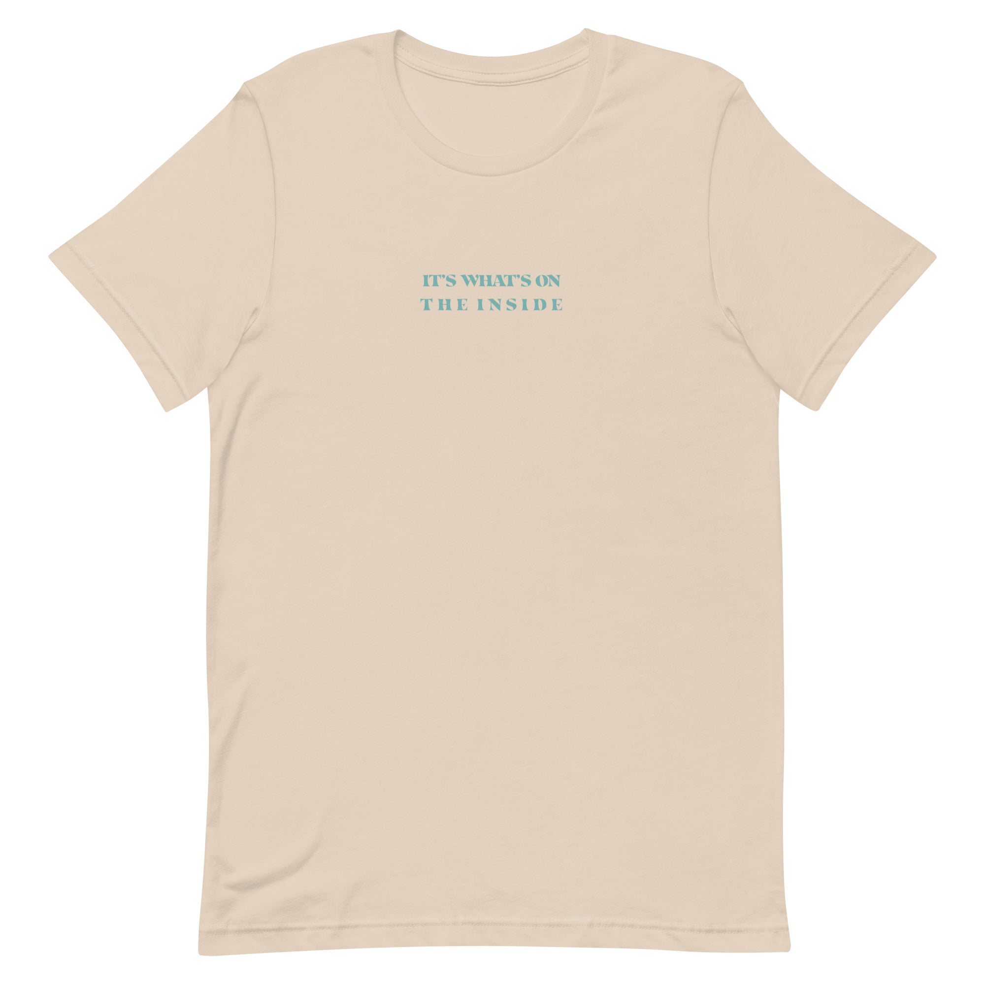 On The Inside | Front & Back Unisex T-Shirt T-Shirt Threads and Thistles Inventory Soft Cream XS 