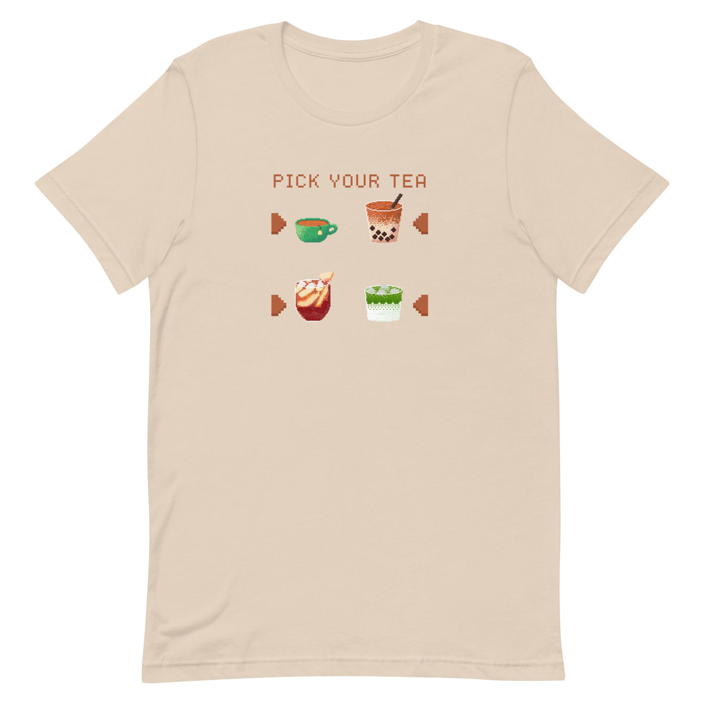 Pick Your Tea | Unisex t-shirt | Cozy Gamer Threads & Thistles Inventory Soft Cream XS 