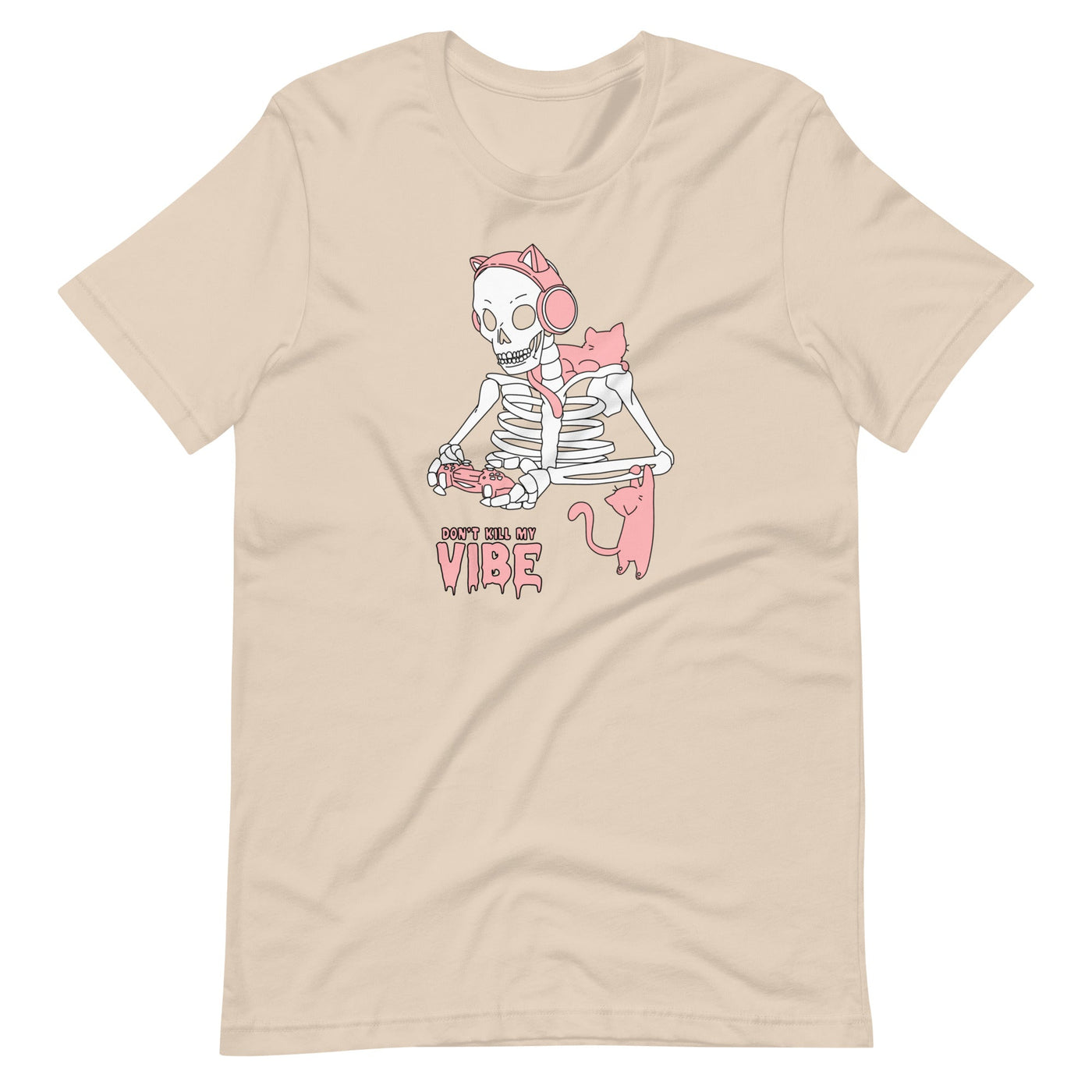 Don't Kill my Vibe | Fall Unisex t-shirt Threads & Thistles Inventory Soft Cream XS 